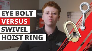 Understanding Eye Bolts and Swivel Hoist Rings [upl. by Aerona438]