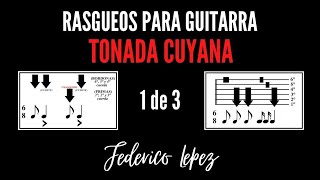 TONADA CUYANA  Rasgueos Para Guitarra 1 de 3 [upl. by Kelby]