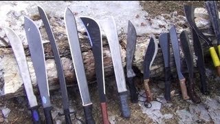 Machetes 3 Types of Machete [upl. by Beilul482]