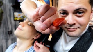 ASMR Phenomenal Head Massage by Anil Cakmak in Turkish Barbershop [upl. by Pietrek635]