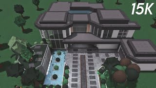 Roblox  Bloxburg 15k Botanical Modern Mansion NO LARGEPLOT [upl. by Novick849]