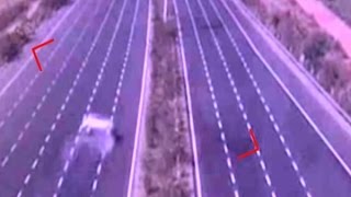 The End CCTV captures how speeding vehicles collide on Yamuna Expressway [upl. by Thaddus]