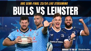 BULLS VS LEINSTER LIVE  URC Live Commentary amp Watchalong [upl. by Hendry]