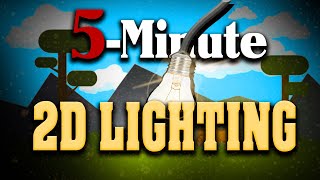 5 Minute 2D Lighting in Unity Tutorial 2021 [upl. by Dag]