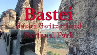 BASTEI Saxon Switzerland National Park [upl. by Dannye773]