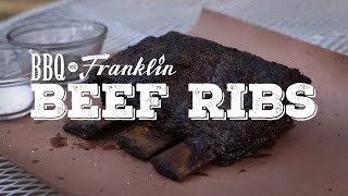 BBQ with Franklin Beef Ribs [upl. by Hamian]