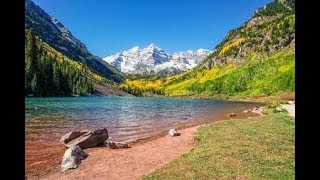 Maroon Bells Colorado  USA [upl. by Ammej]