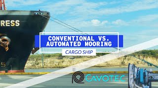 Conventional vs Automated Mooring Of Cargo Ships  Life At Sea [upl. by Lirrad]