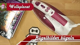 BügelperlenBügelbilder bügeln [upl. by Nanahs415]