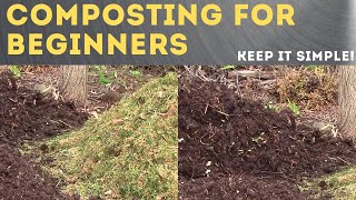 How to make Compost  The Simplest Easy Method To Compost Piles [upl. by Acinhoj]