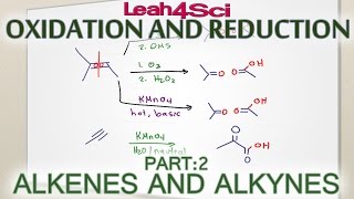 Alkenes amp Alkynes Oxidation Reduction and Oxidative Cleavage [upl. by Rutger991]