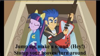 Equestria Girls  Cafeteria Song  LyricsVideo HD HQ Helping Twilight Win the Crown [upl. by Balkin]