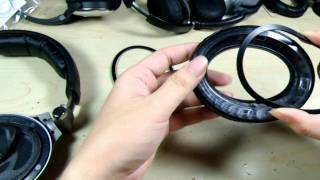 How to apply UltraCushion Replacement earpads for Sennheiser® PXC 450 headphones [upl. by Aryam]