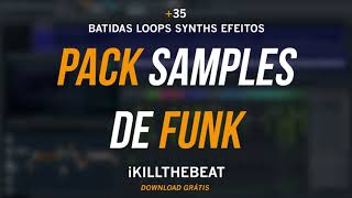 Pack Samples de Funk  Download Grátis Batidas  Loops  Synths [upl. by Dlaner431]