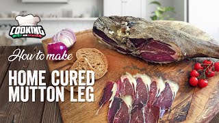 Homemade Italian Mutton Prosciutto  Dry Cured Mutton Leg [upl. by Nysa]