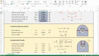 4 Lifting Lug Analysis  Simplified [upl. by Ahcire203]