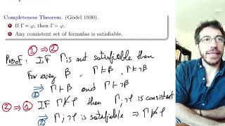 41 Logic Gödels Completeness theorem [upl. by Elstan]