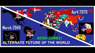 Ultimate Alternate Future Of The World Perfected Map 2020  20001 究極版・空想世界未来地図 REUPLOADED IN 2022 [upl. by Berkie593]