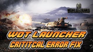 How to Fix World of Tanks quotCritical Errorquot  2025 [upl. by Napra267]