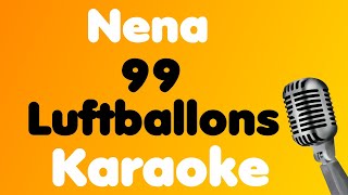 Nena • 99 Luftballons • Karaoke [upl. by Nnylirehs]