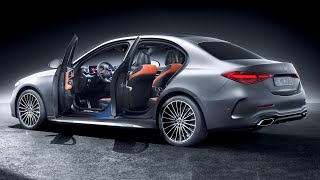 New MERCEDES CClass 2022 with AMG Line amp NIGHT package exterior amp interior [upl. by Dupuy]