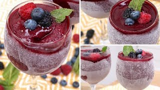 3Ingredient Berry Wine Slushies [upl. by Bern]