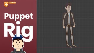 How to rig a 2D character in Blender 292 [upl. by Marka915]