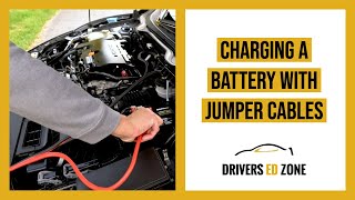 Charging a Battery with Jumper cables [upl. by Iosep]