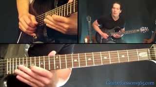 Welcome Home Sanitarium Guitar Lesson  Metallica  First Solo [upl. by Deery]