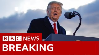 Trumps last speech as president  BBC News [upl. by Gnues]