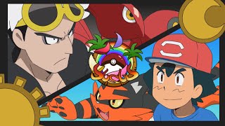 Ash vs Guzma  Pokémon the Series Sun amp Moon—Ultra Legends  Official Clip [upl. by Aleekahs]