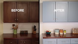 KILZ® How To Refinish Kitchen Cabinets [upl. by Kazmirci]