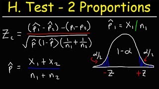 Hypothesis Testing With Two Proportions [upl. by Idnir751]