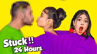 Stuck With My Sister For 24 Hours Public Reaction😱 [upl. by Nas921]