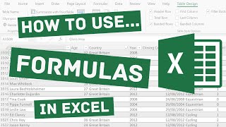 How to Use Formulas in Excel [upl. by Hernardo]