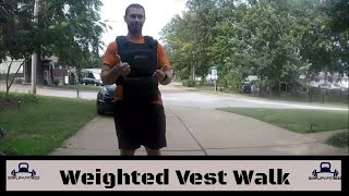 Weighted vest walk [upl. by Eugnimod]