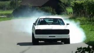 V8 Sounds Vol 1 Hillclimb Bergrennen Oberhallau 2010  very fast Dodge Duster Chevy Camaro [upl. by Ednyl]