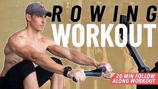 The PERFECT BEGINNER Rowing Workout [upl. by Nipha]