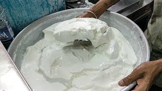 HUGE LASSI MAKING  Fastest Lassi Maker  Indian Street Food [upl. by Dittman]