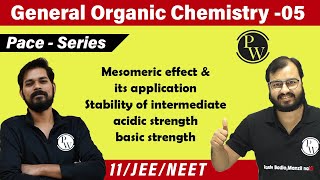 GOC 05 Mesomeric Effect amp Its Application  Stability of Intermediate  Acidic StrengthClass11JEE [upl. by Klinges]