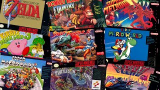 Top 300 best Super Nintendo games in chronological order 1991  1997 [upl. by Marney]