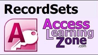 Microsoft Access Advanced Tutorial RecordSets in VBA [upl. by Aehc]