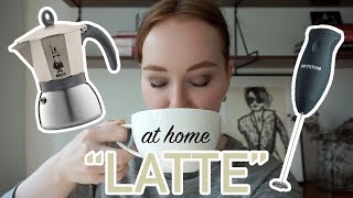 HOW TO MAKE A quotLATTEquot AT HOME moka pot  frother [upl. by Ludlew]