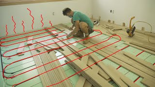 Plug and Play Radiant Floor Heating System  BEST ON THE MARKET [upl. by Orapma]