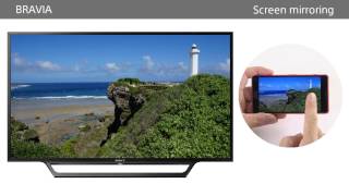 Sony BRAVIA  How to setup and use Screen mirroring [upl. by Neumeyer]