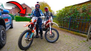 CROSSEN MET EEN KTM CROSSMOTOR [upl. by Netnerb]