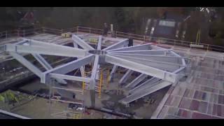 How to install a helipad  Bayards Helidecks in Gelsenkirchen Germany [upl. by Iffar]