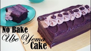 The Best Ube Yema Cake  No Bake  Purple Yam  Savor Easy [upl. by Nostets403]