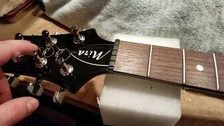 How To Use Paul Reed Smith Phase 2 Locking Tuners [upl. by Ellehcer249]