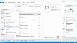 MS Outlook FavoritenOrdner und minimierte OrdnerAnsicht [upl. by Tann]